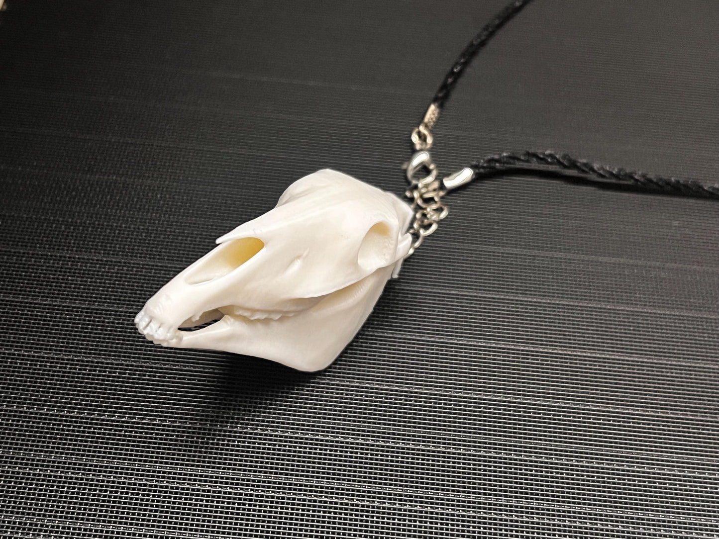 3D Printed Horse Skull Pendant