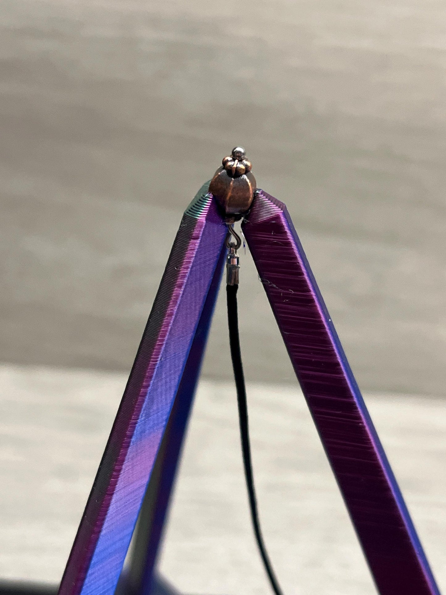 Small Open Tripod Stand with Pendulum and Divination Board