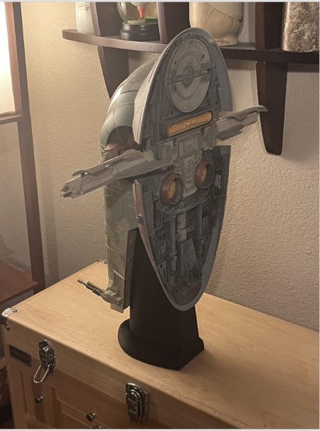 3D Printed Star Wars Slave 1 Ship Display Stand (Various Models) (3D Printed PLA Plastic)