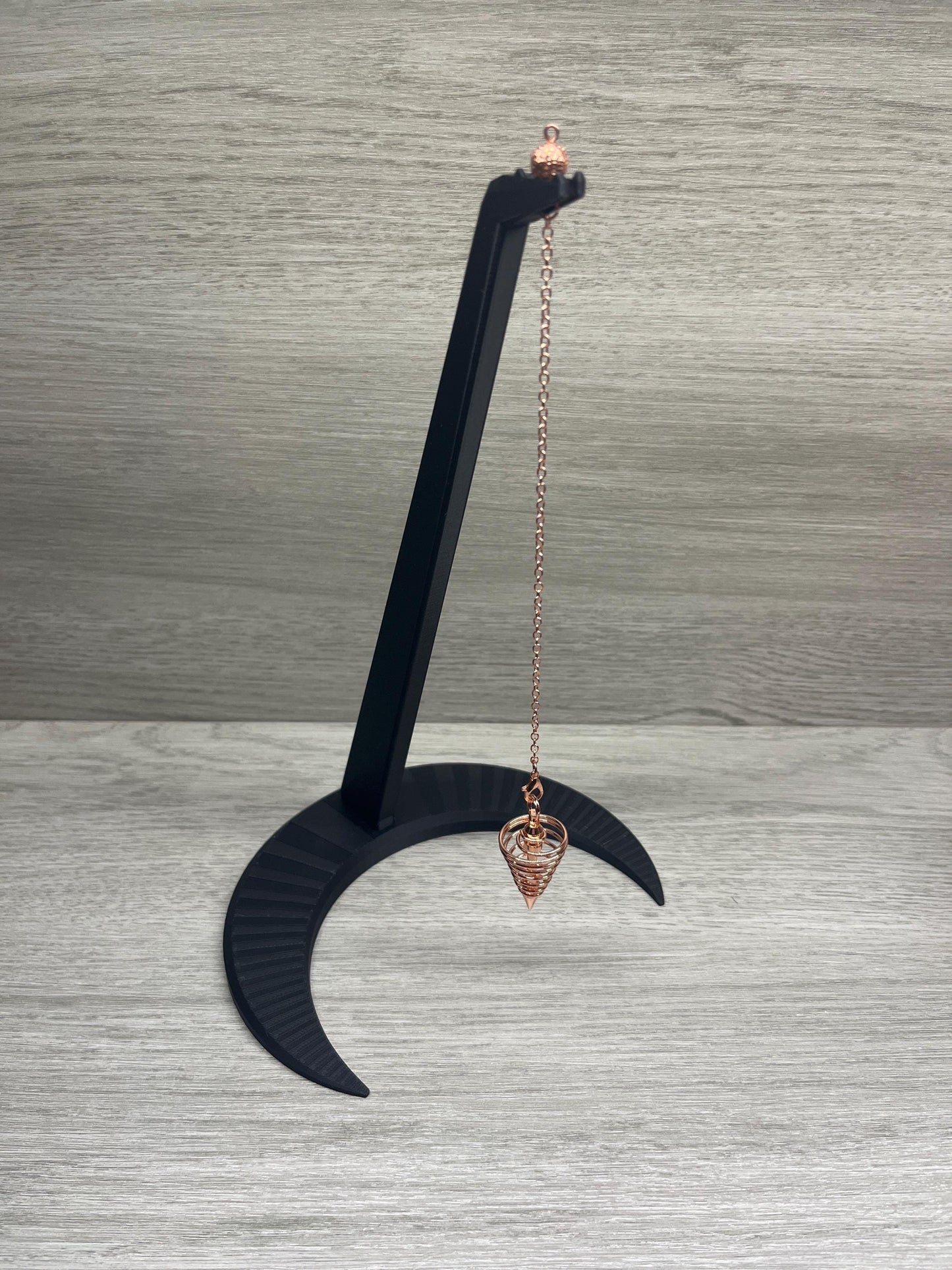 Large Moon Stand with Pendulum (3D Printed PLA Plastic)