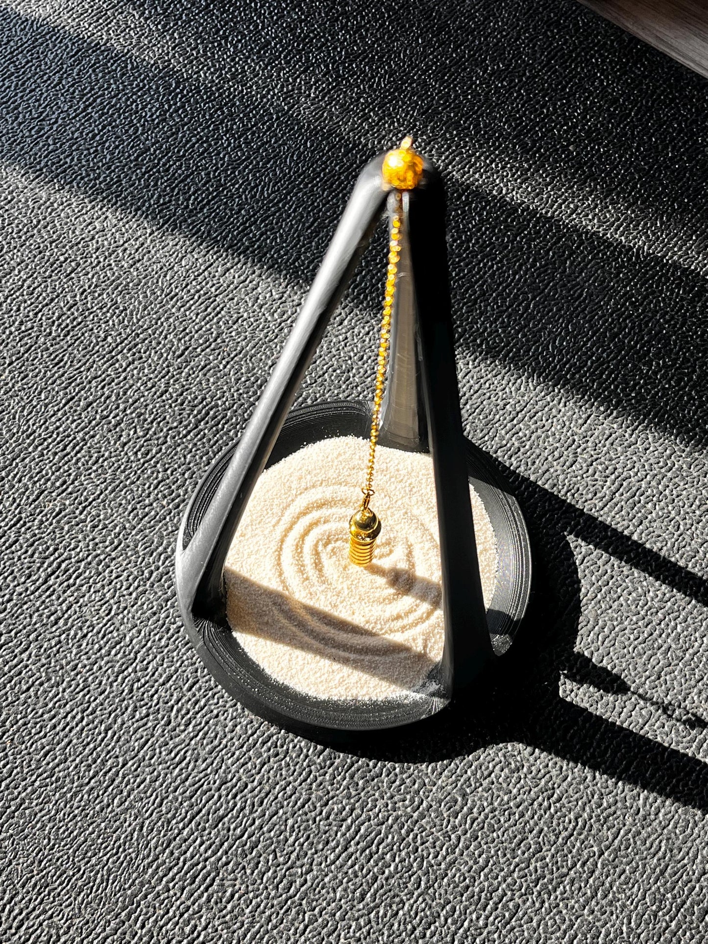 Ariel 3D Printed Pendulum Sand Stand: Divination Tool, Gothic Altar Decor