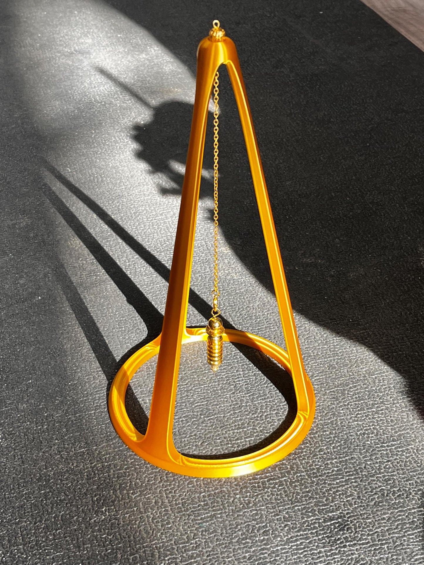 Halo 3D Printed Pendulum Stand: Divination Tool, Gothic Altar Decor