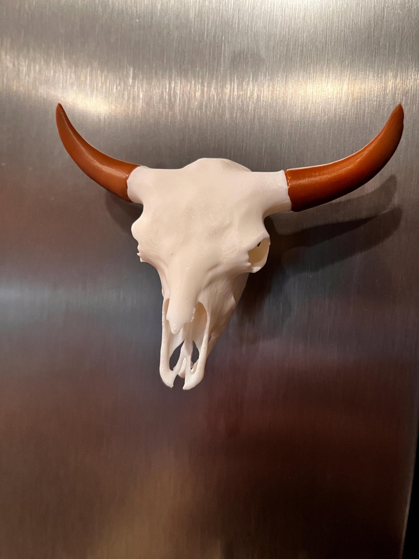 Bison Skull Fridge Magnet