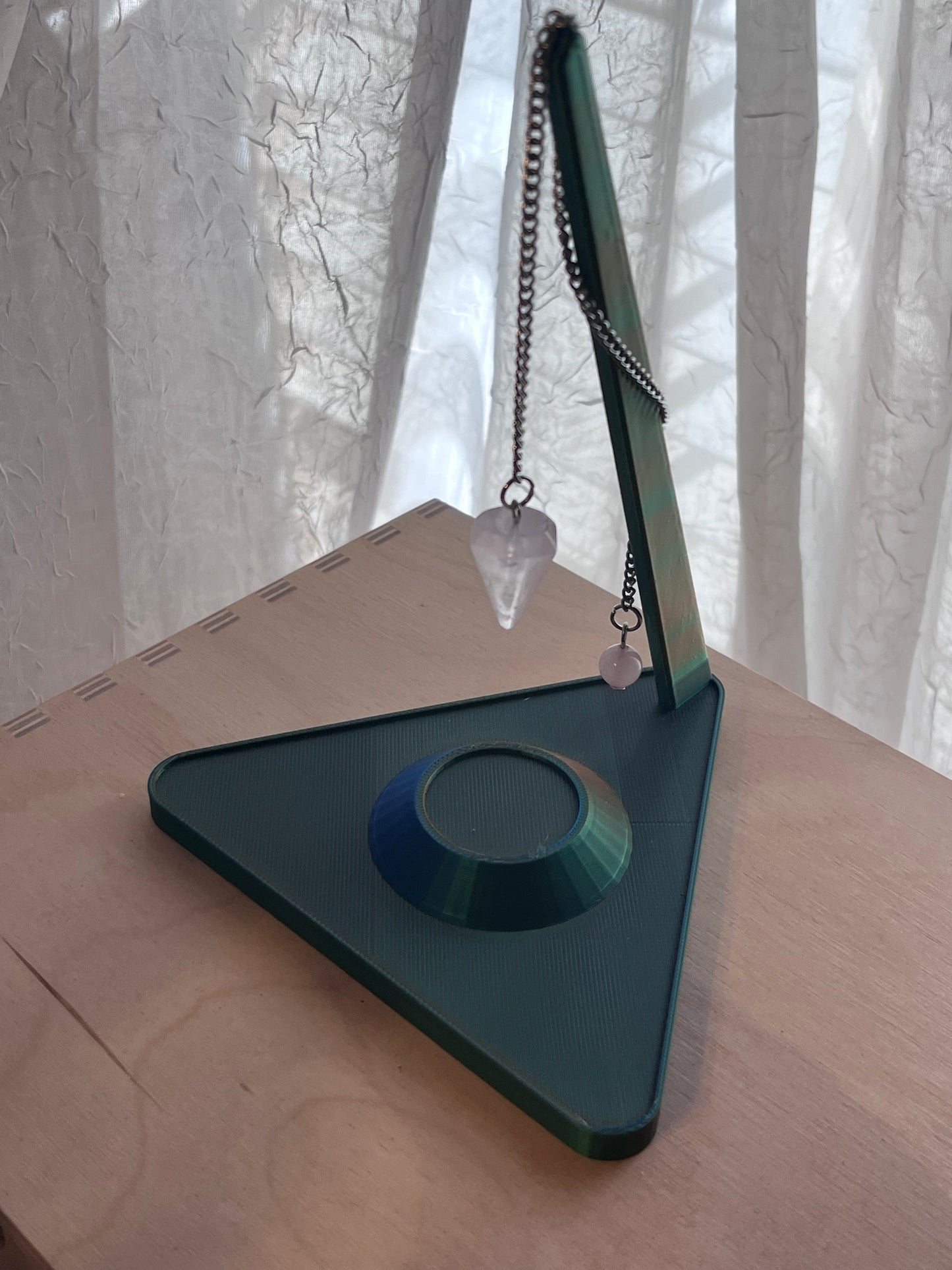 Small Monolith Pendulum Stand with Pendulum