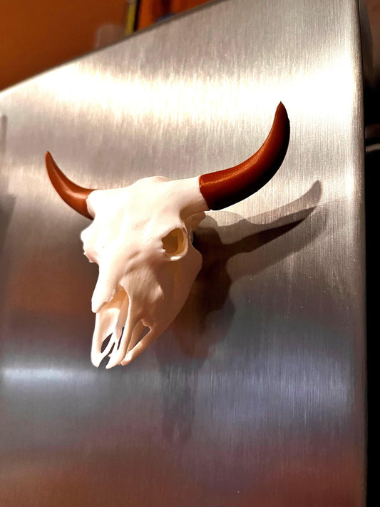 Bison Skull Fridge Magnet
