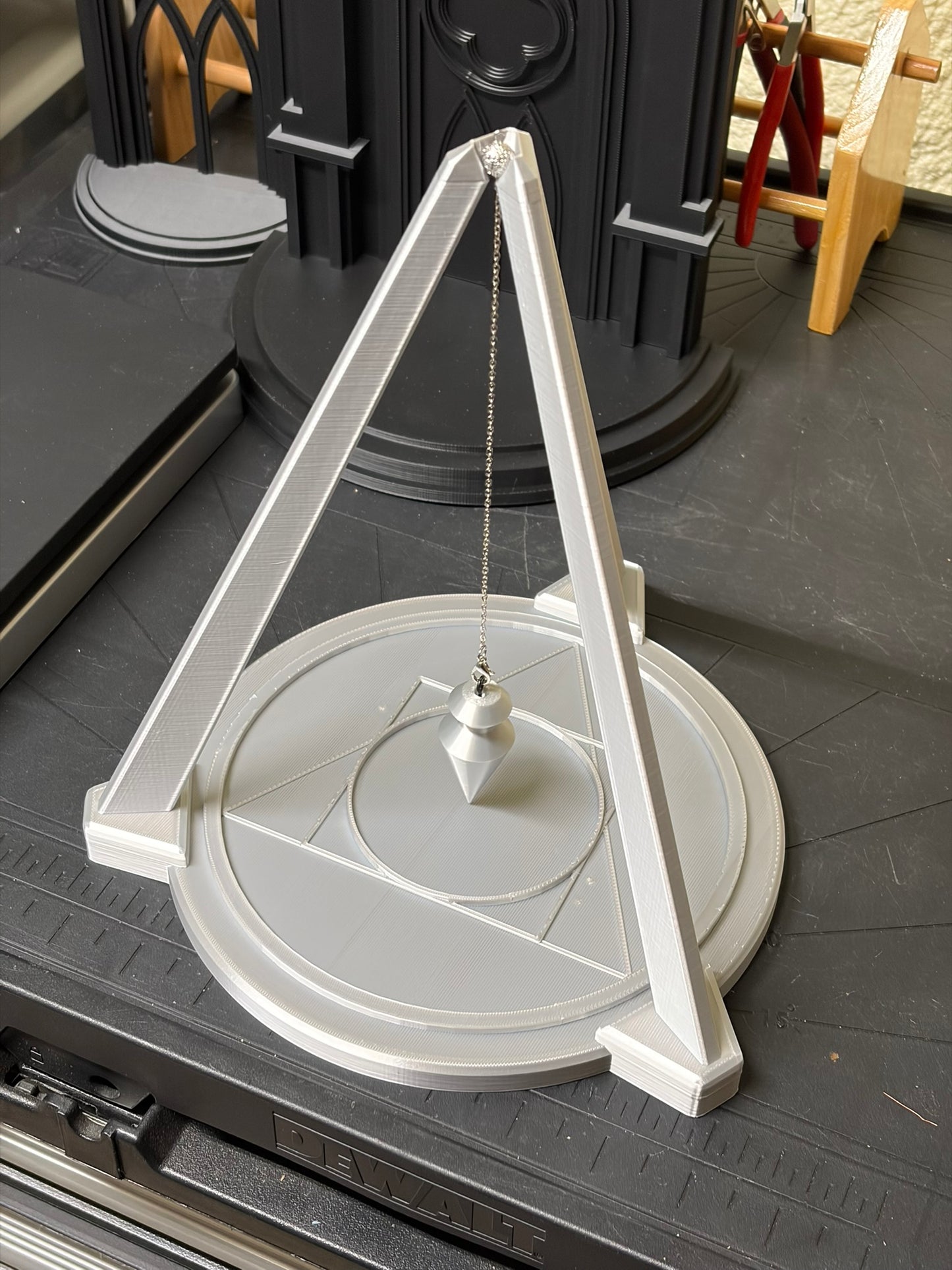 Large Tripod Stand with 3D Printed Pendulum