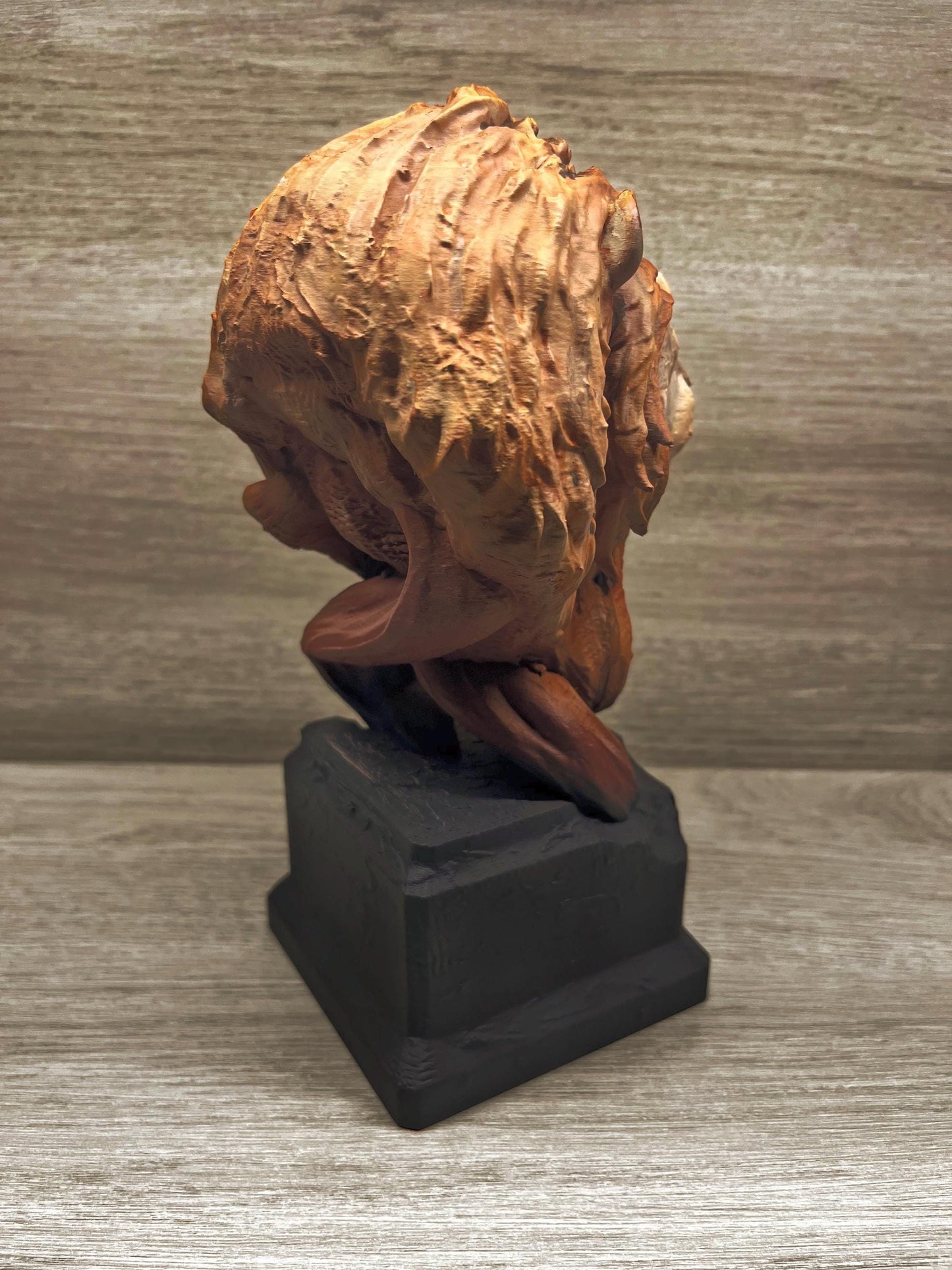 Hand Painted Lion Sculpture 3D Print