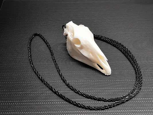 3D Printed Horse Skull Pendant