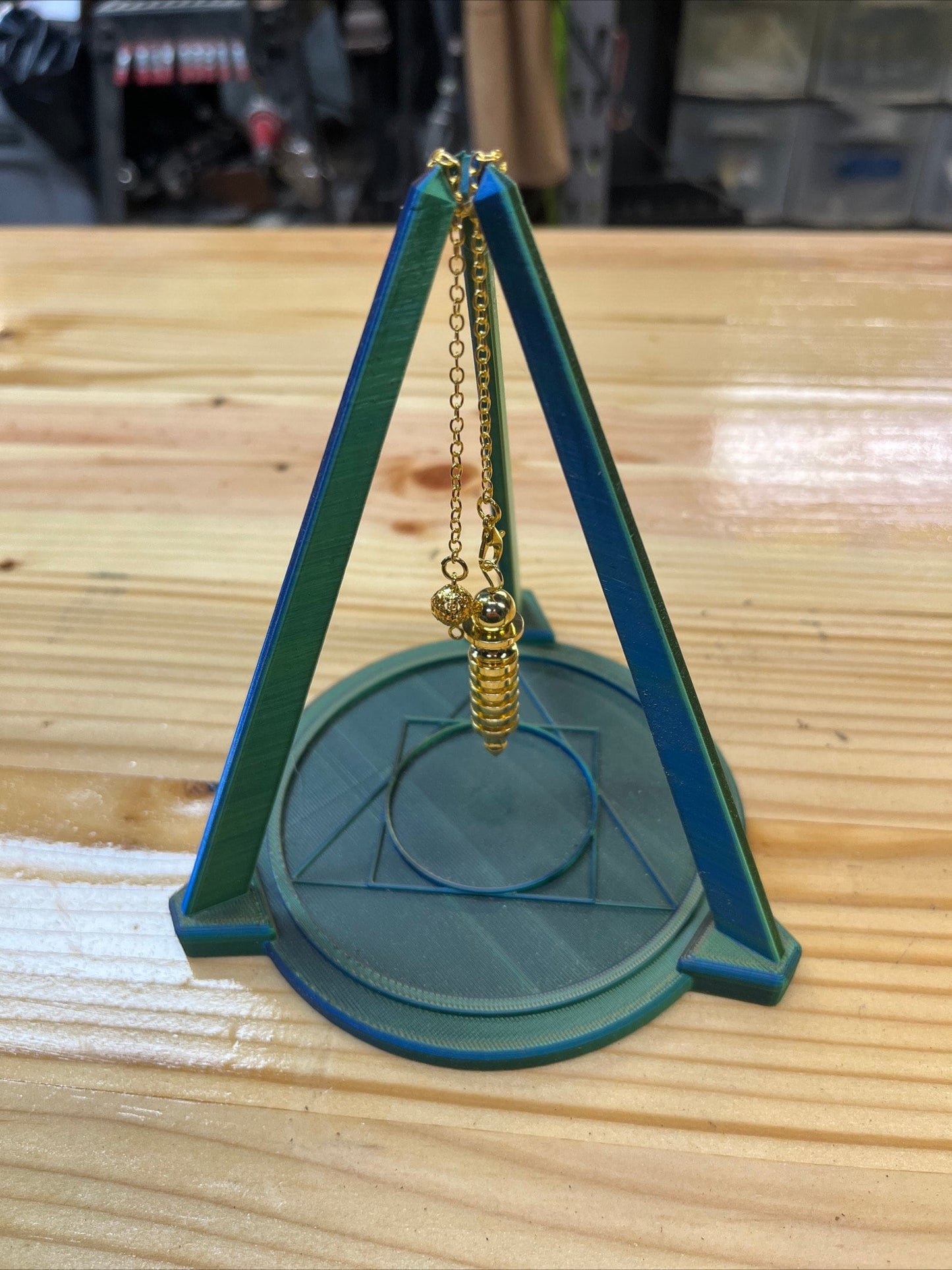 Small Tripod Stand with Pendulum