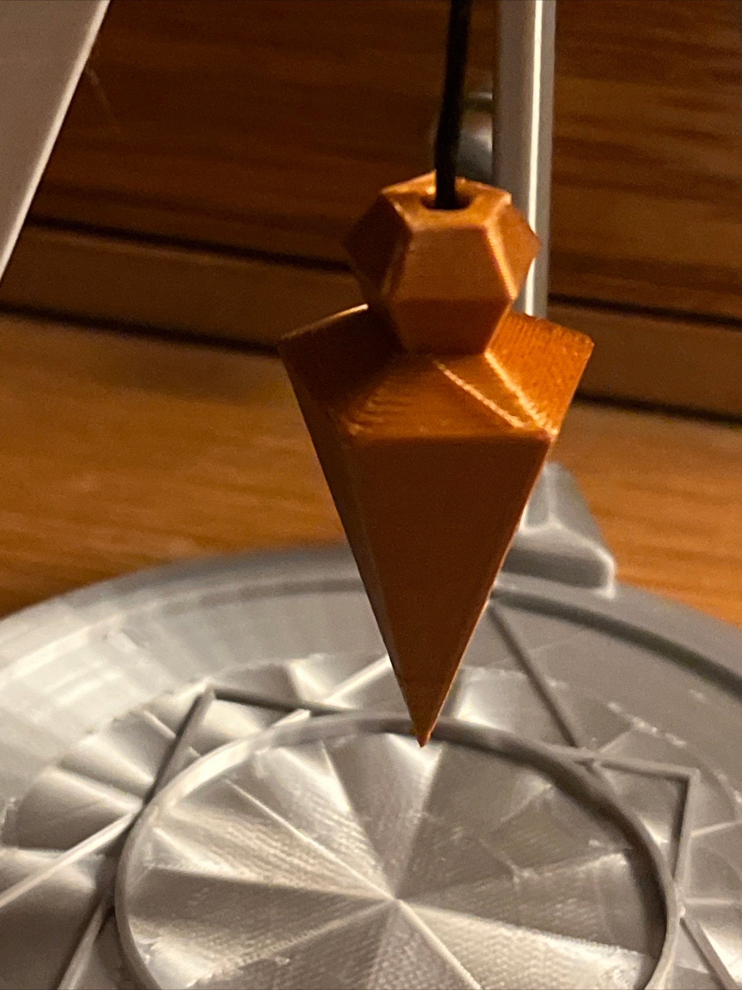 Small Tripod Stand with Pendulum (3D Printed PLA Plastic)
