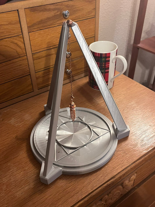 Large Tripod Stand with Pendulum (3D Printed PLA Plastic)