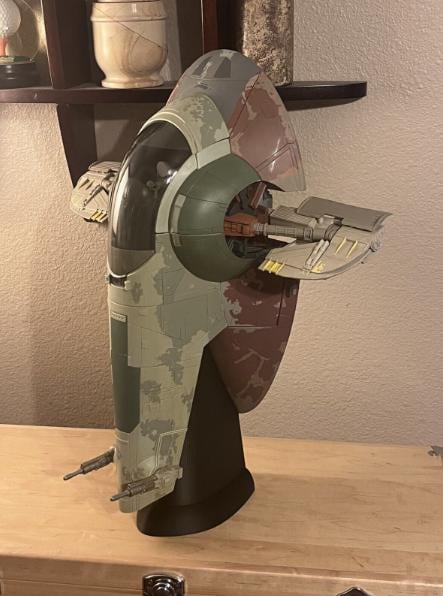 3D Printed Star Wars Slave 1 Ship Display Stand (Various Models) (3D Printed PLA Plastic)