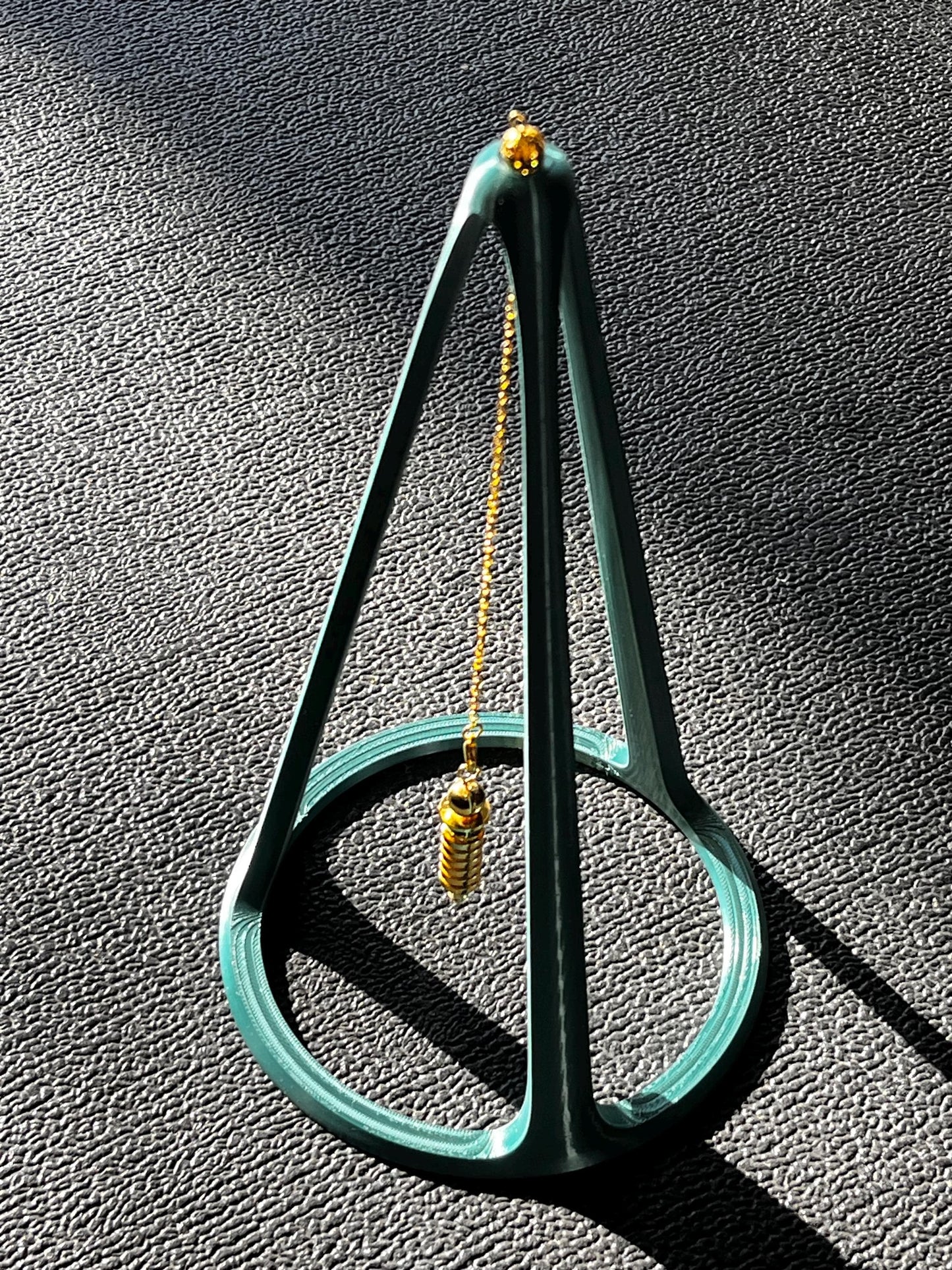 Halo 3D Printed Pendulum Stand: Divination Tool, Gothic Altar Decor