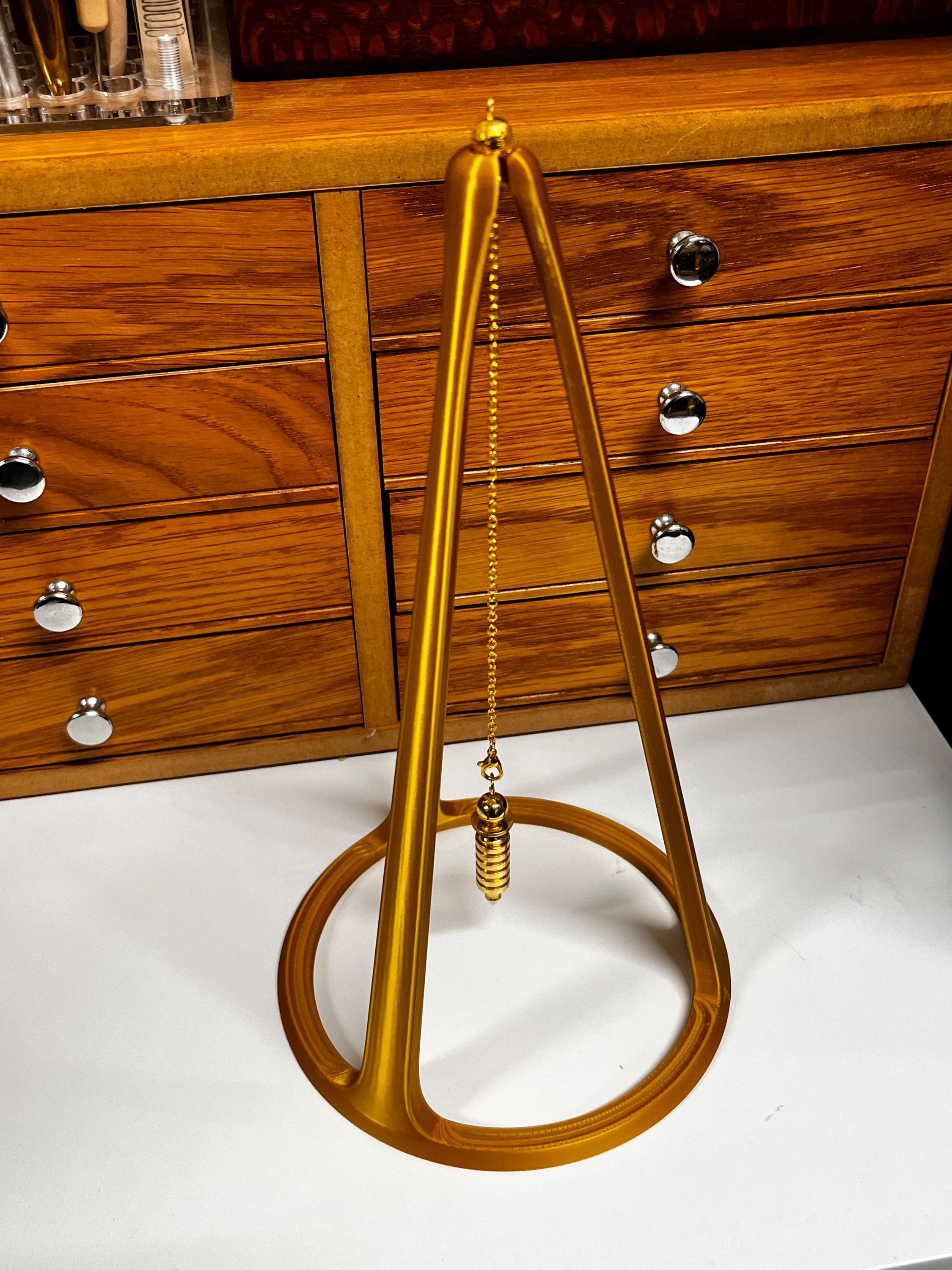 Halo 3D Printed Pendulum Stand: Divination Tool, Gothic Altar Decor ...