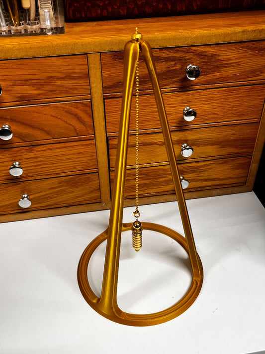 Halo 3D Printed Pendulum Stand: Divination Tool, Gothic Altar Decor