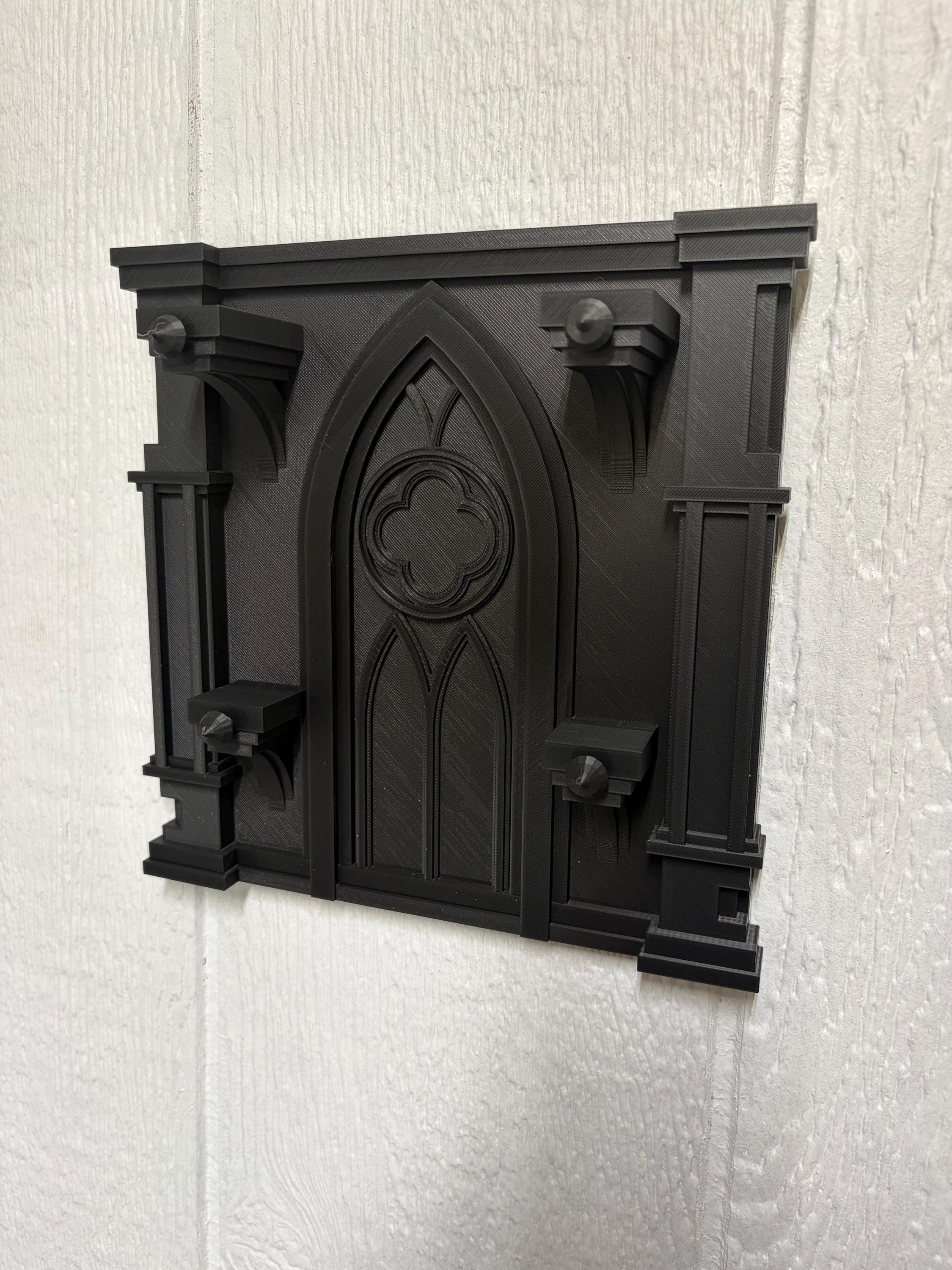 Gothic Wall Mounted Key Hook - 3D Printed Dark Decor Organizer β 3D ...